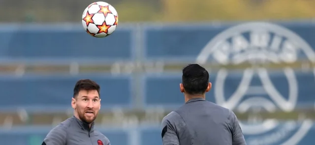Messi se pone a tope para enfrentar a Leipzig / AFP