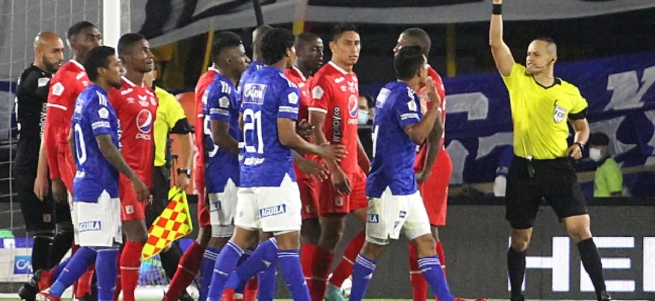 Millonarios igualó sin goles con América. / Foto: VizzorImage - Felipe Caicedo