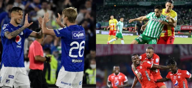 Millonarios, con 66 puntos, es líder de la reclasificación. / Fotos: VizzorImage