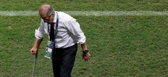 Óscar Tabárez, entrenador de Uruguay / Foto de AFP