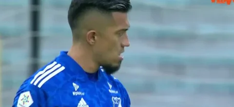 Fernando Uribe, delantero de Millonarios.