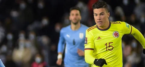 Uribe, uno de los 12 amonestados en la 'tricolor'. / Foto: FCF