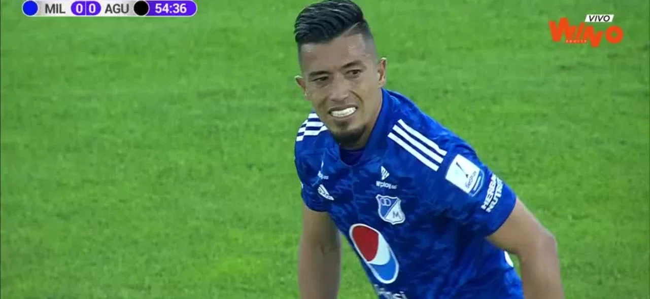 Fernando Uribe, delantero de Millonarios.