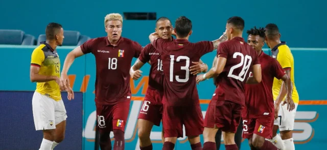 Venezuela derrotó 2-1 a Ecuador. / Foto: AFP