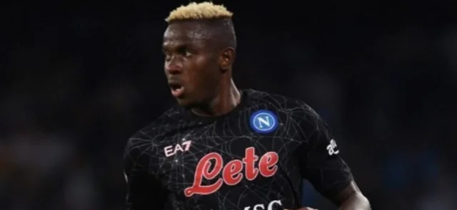 Victor Osimhen, goleador de Nápoli/ AFP