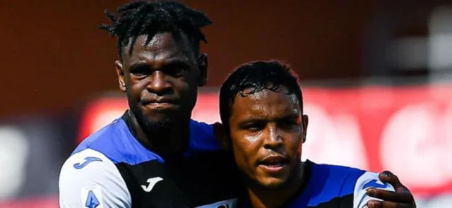 Zapata y Muriel jugaron en el empate ante Udinese / Foto AFP