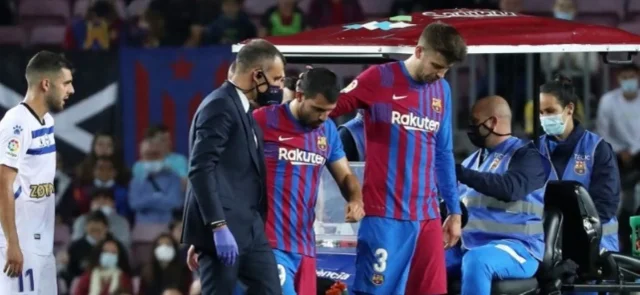 Agüero solo ha podido jugar 5 partidos con Barcelona/ AFP