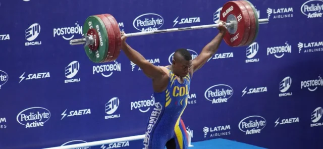 Yeison López, pesista colombiano/ Juegos Panamericanos Junior