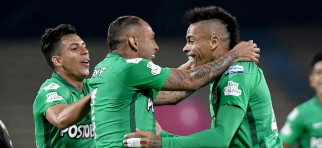 Nacional celebrando en la Liga BetPlay / Foto VizzorImage