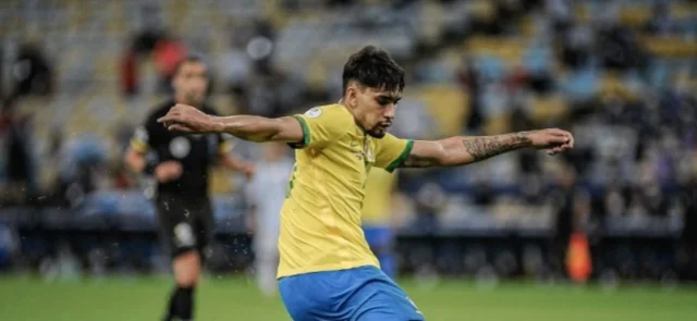 Lucas Paquetá, volante de Brasil/ AFP