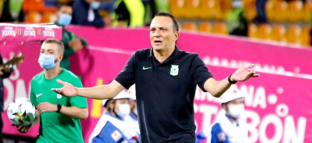 Habla Alejandro Restrepo, DT de Atlético Nacional. Foto: VizzorImage / Donaldo Zuluaga