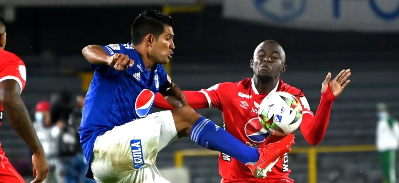 Millonarios vs América / Liga BetPlay - Foto VizzorImage