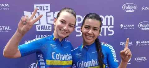 Podio colombiano en cross country de ciclomontañismo. / Foto: COC