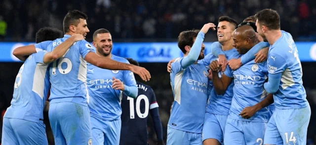 Manchester City derrotó 2-1 a West Ham. / Foto: AFP