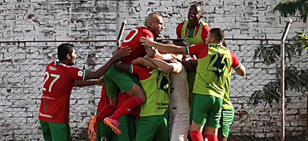 Cortuluá celebra el triunfo sobre Chicó / Foto VizzorImage