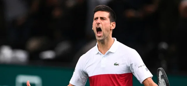 Djokovic celebra el paso a la final / Foto AFP