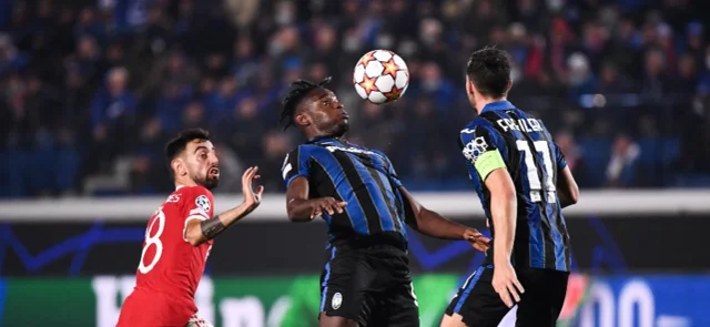 Duván Zapata marcó frente a Manchester United. / Foto: AFP