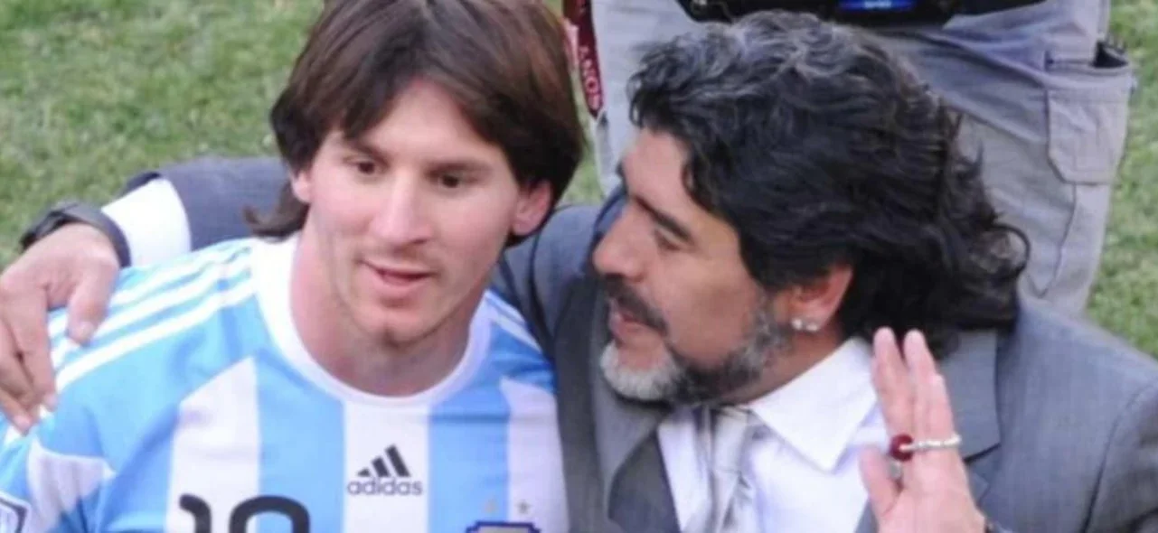 Messi recordó a Maradona / AFP