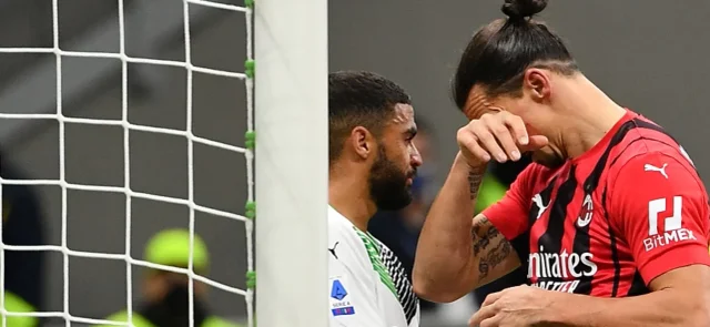 Milán cayó 1-3 frente a Sassuolo. / Foto: AFP