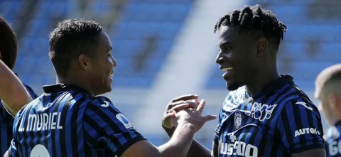 Muriel y Zapata anotaron en Champions League / Foto AFP