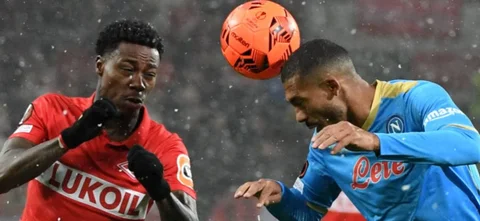 Nápoli cayó en su visita a Spartak Moscú / AFP
