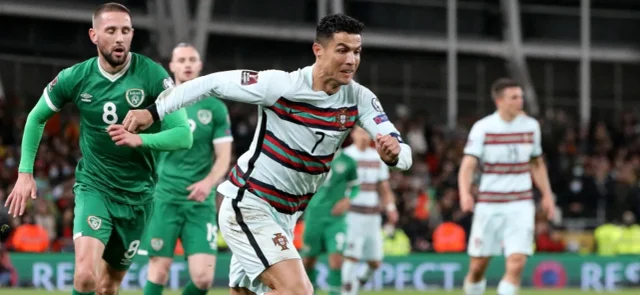 Portugal no pasó del empate a cero ante Irlanda / AFP