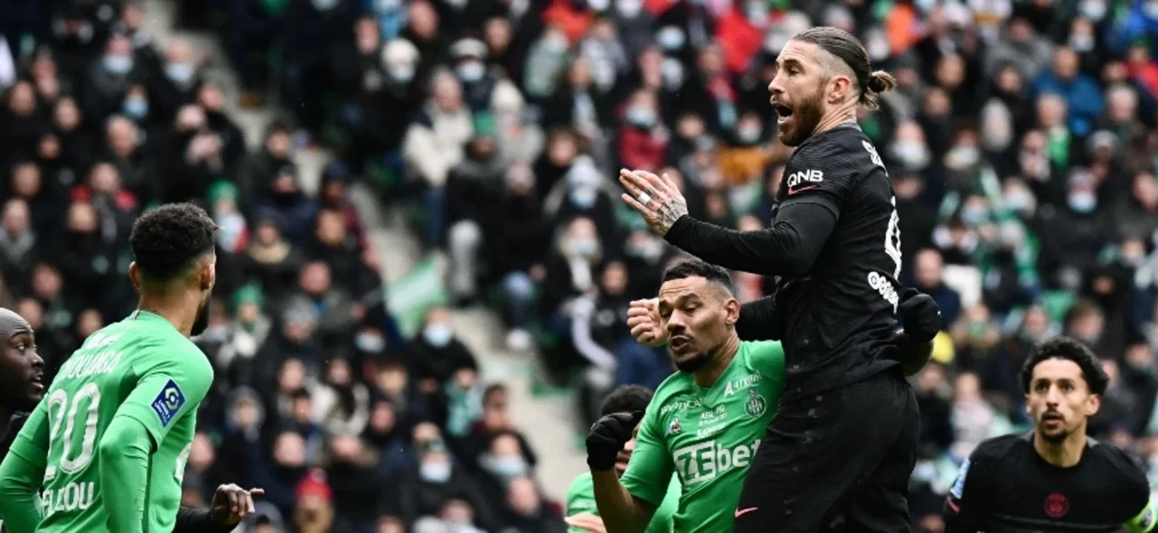 Sergio Ramos fue titular en PSG. / Foto: AFP
