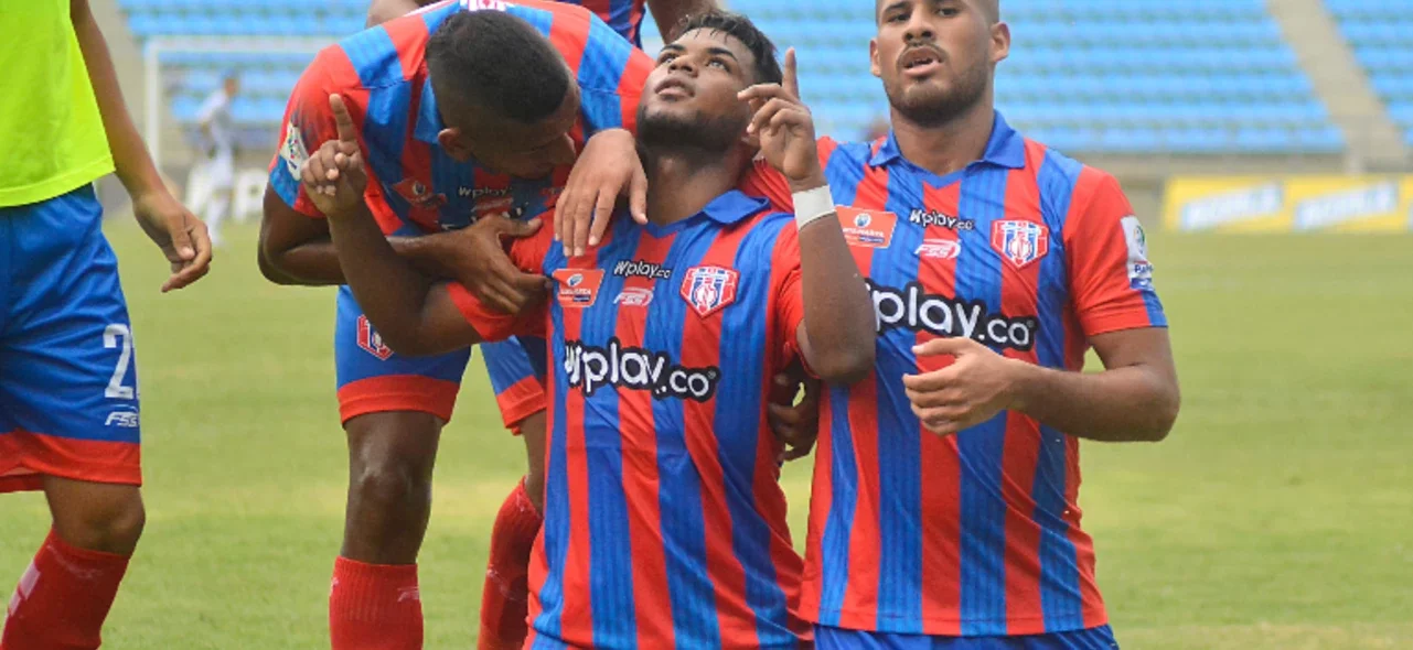 Unión Magdalena goleó 4-1 a Bogotá FC. Foto: VizzorImage. / Gustavo Pacheco