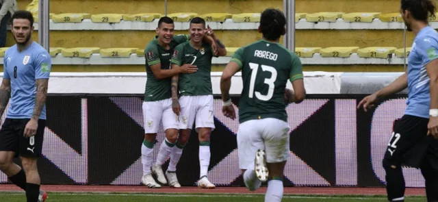 Bolivia goleó a Uruguay / AFP