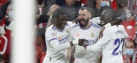 Benzema, goleador de Real Madrid/ AFP