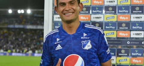David Silva, mediocampista de Millonarios. / Foto: VizzorImage - Edgar Cusguen
