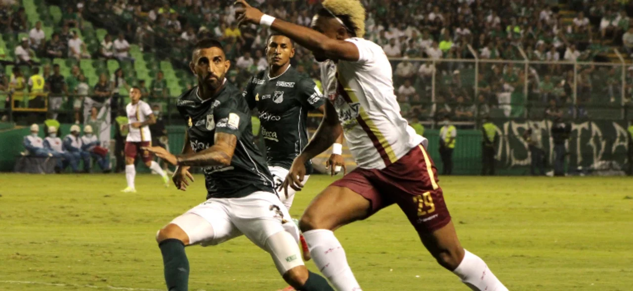 Cali y Tolima empataron 1-1 en Cali en la Final Ida 2021-II