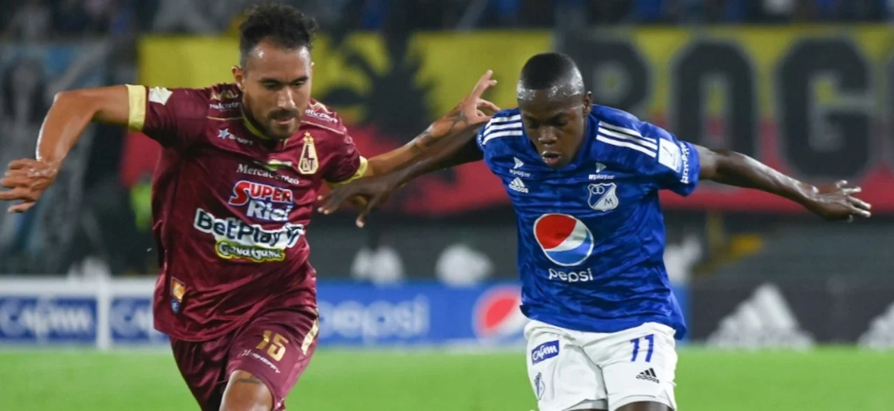 Millonarios empató con Tolima en El Campín. / Foto: VizzorImage - Samuel Norato