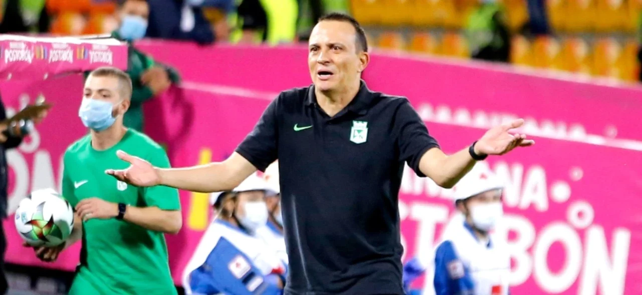 Habla Alejandro Restrepo, DT de Atlético Nacional. Foto: VizzorImage / Donaldo Zuluaga