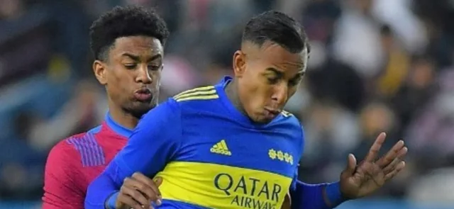 Los 4 colombianos fueron titulares en Boca/ AFP