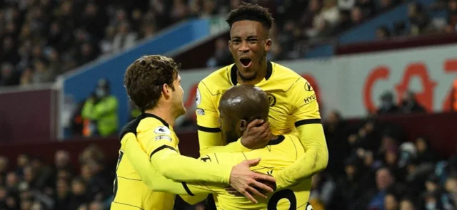 Chelsea sufrió, pero venció a Aston Villa / AFP