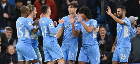 Manchester City cerró a la perfección su año 2021 / AFP