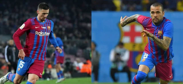 Lenglet y Alves dieron positivo para Covid-19 / Fotos AFP