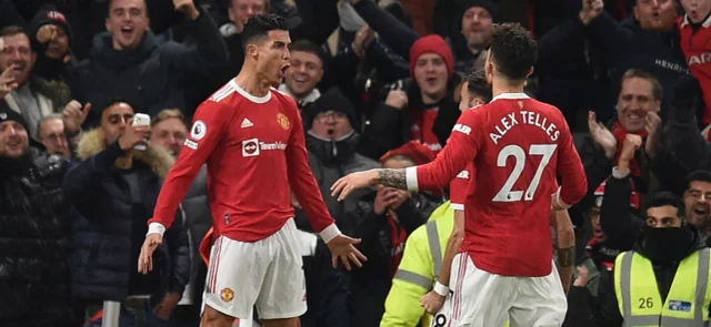 United venció a Arsenal y Cristiano llegó a su gol 801 / AFP