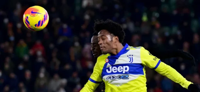 Juan Guillermo Cuadrado fue titular en el empate de Juventus. / Foto: AFP