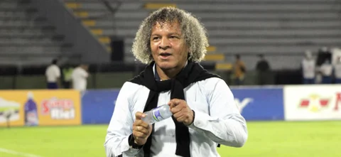 Habla Alberto Gamero, DT de Millonarios. Foto: VizzorImage / Juan Torres