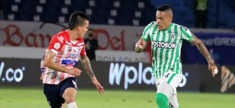 Junior empató 1-1 con Nacional. / Foto: VizzorImage - Jairo Cassiani