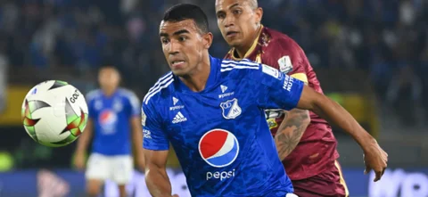 Millonarios y Tolima empataron 1-1 en Bogotá. Foto: VizzorImage / Samuel Norato