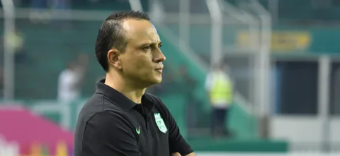 Alejandro Restrepo, DT de Atlético Nacional. Foto: VizzorImage / Nelson Ríos