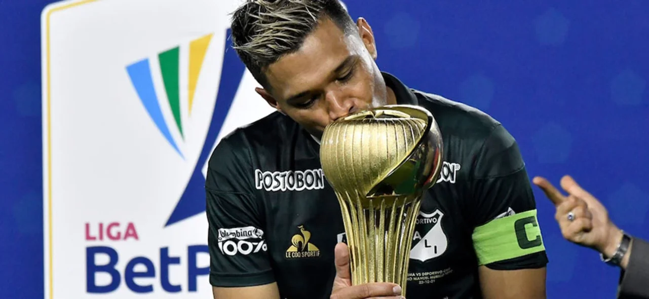 Teo dio una de las mejores asistencias de Cali en la Liga. / Foto: VizzorImage - Gabriel Aponte