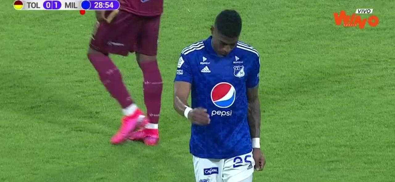 Rivaldo expulsado ante Tolima