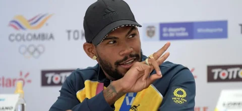 Anthony Zambrano, deportista del año / AFP