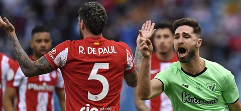 Athletic se impuso 1-2 frente a Atlético de Madrid. / Foto: AFP