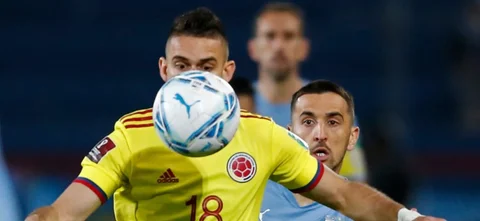 Rafael Santos Borré, delantero de la selección Colombia / AFP
