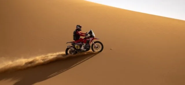 Joan Barreda durante el Dakar/ AFP